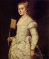 白い服を着た女 1555年 ティツィアーノ・ティツィアーノ
